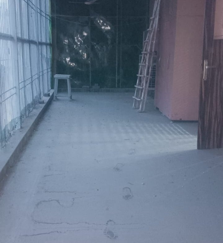 Back Balcony of 380 Sq Yards Builder Floor in C3 Block Janakpuri