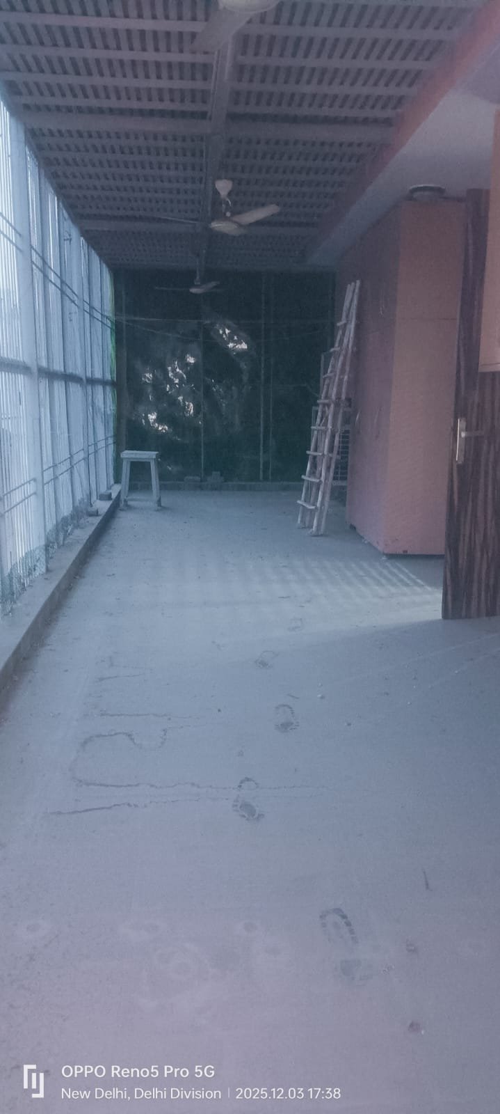 Back Balcony of 380 Sq Yards Builder Floor in C3 Block Janakpuri