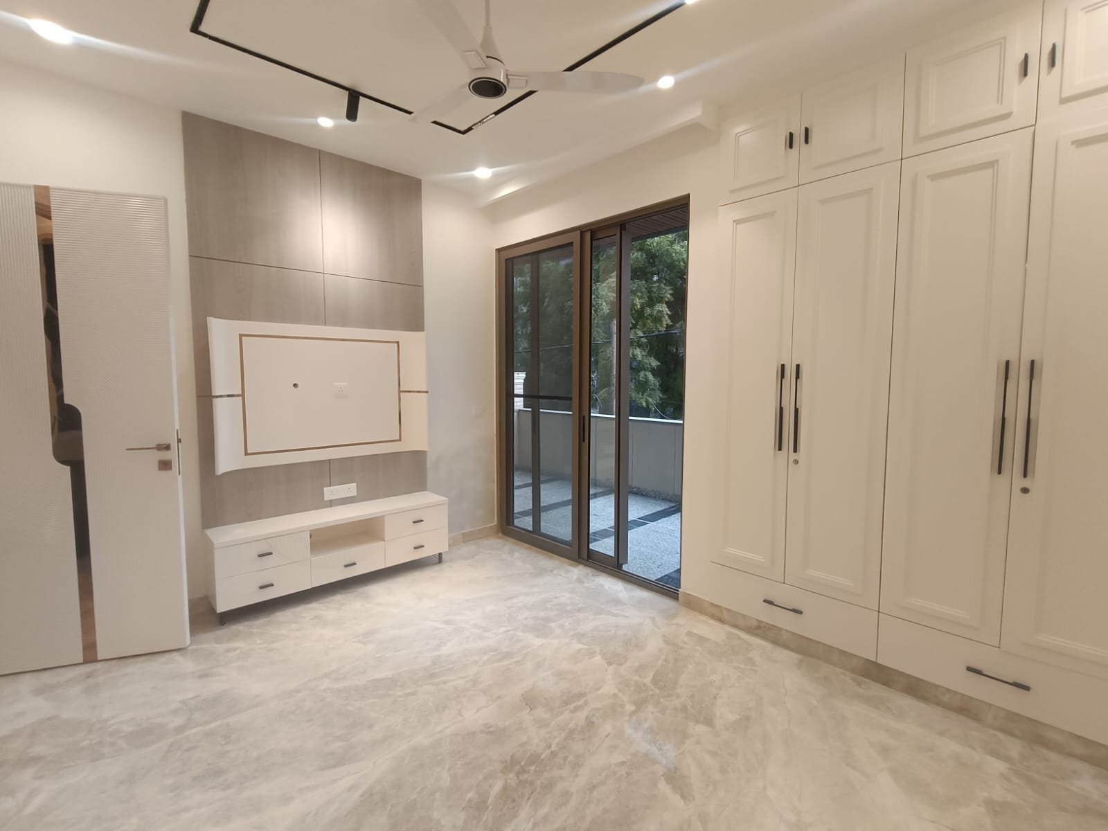 A newly constructed 150 sq yards 3 BHK builder floor on the 2nd floor in C2 Block Janakpuri with lift and stilt car parking.