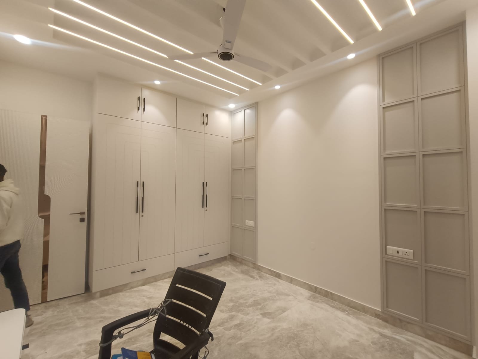 A newly constructed 150 sq yards 3 BHK builder floor on the 2nd floor in C2 Block Janakpuri with lift and stilt car parking.