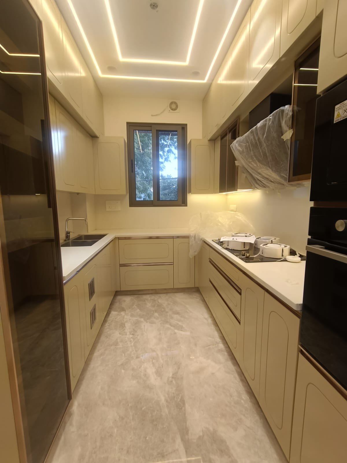 A newly constructed 150 sq yards 3 BHK builder floor on the 2nd floor in C2 Block Janakpuri with lift and stilt car parking.