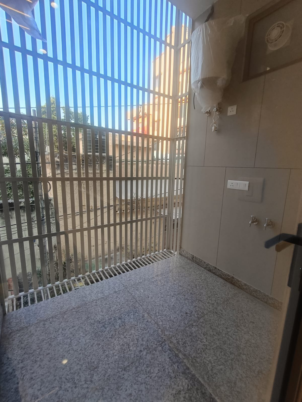 A newly constructed 150 sq yards 3 BHK builder floor on the 2nd floor in C2 Block Janakpuri with lift and stilt car parking.